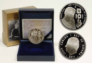 Moneda 10 Euro Marie Curie 2011....RRR