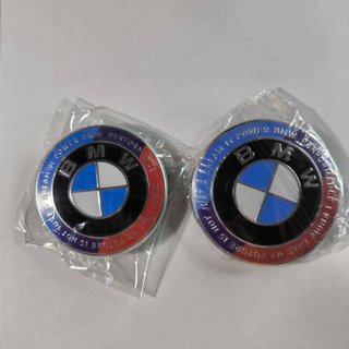 7 EMBLEMAS BMW 50 ANIVERSARIO M · TAPABUJES BMW