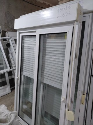 Balconera PVC Climalit 130x220 cm