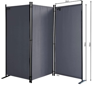 Biombo Separador Plegable Azul. ¡NUEVO!