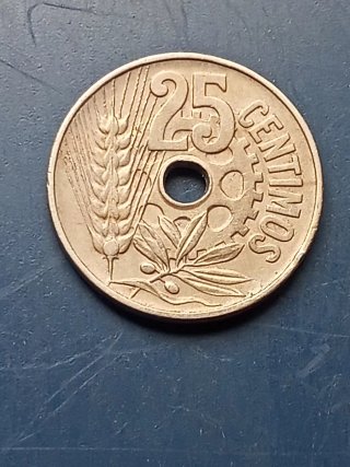 25 céntimos 1934
