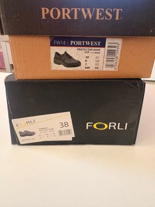 Zapatos de seguridad Portwest S1P negros