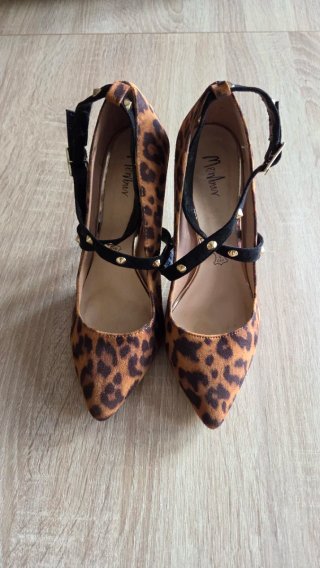 Zapatos de Tacón Menbur Leopardo Talla 36