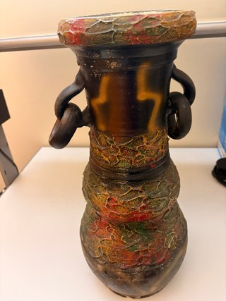 Jarrón Cerámica Multicolor
