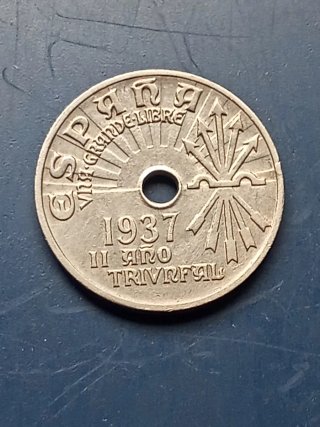 25 céntimos 1937