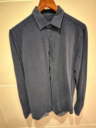 Camisa Massimo Dutti Azul Marino Talla M