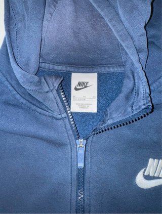 Sudadera Nike Azul con Cremallera