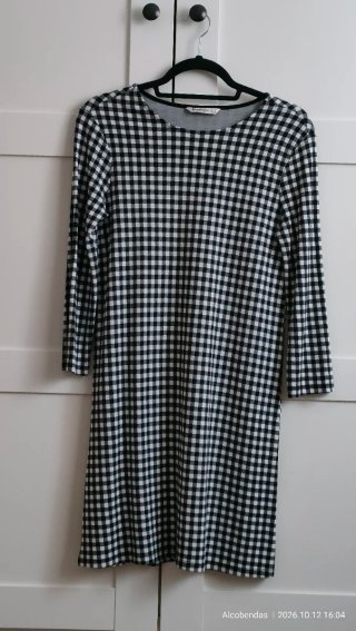 Vestido Stradivarius Cuadros Talla M