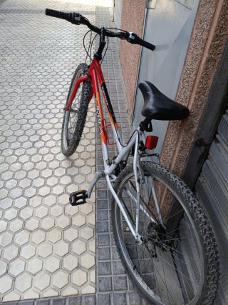 Bicicleta Orbea Roja y Gris