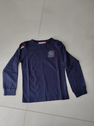 Maglietta a maniche lunghe Paciotti blu 4 anni