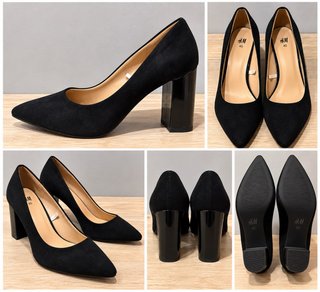 Zapatos de salón negros H&M Talla 40