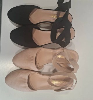 2 Pares Sandalias Esparto Dream Pairs Beige/Negro