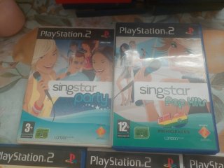 Lote juegos SingStar para PlayStation 2