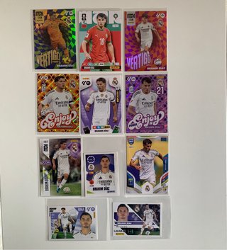 Lote de Cromos de Brahim Díaz Real Madrid