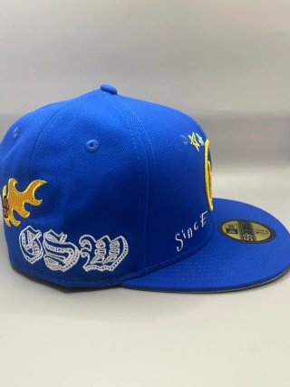 Gorra New Era 7 3/8 59FIFTY Warriors Team Verbiage