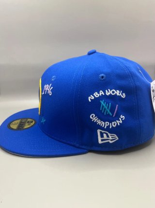 Gorra New Era 7 3/8 59FIFTY Warriors Team Verbiage