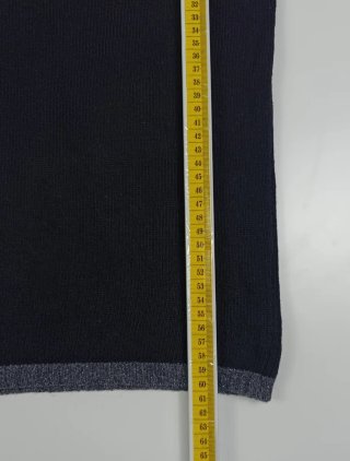 Lacoste Vintage Jersey Negro Mujer Lana Cashmere L