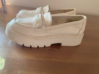 Mocasines Blancos con Plataforma