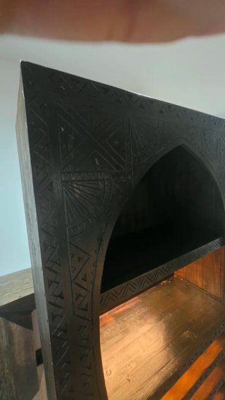 Cantinetta in legno rustica marocchina