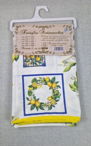 Tovaglia antimacchia limoni 150x180