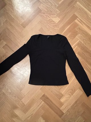Jersey Negro de Manga Larga
