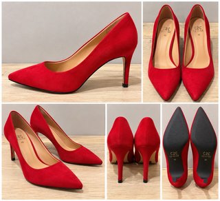 Zapatos de salón rojos C2C talla 40
