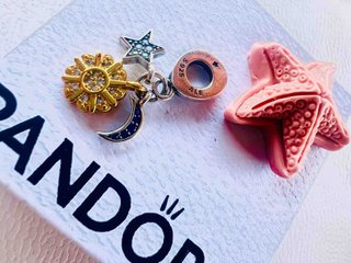Charm Pandora Sol, Luna y Estrella