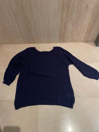 Jersey azul de punto