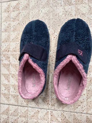Zapatillas pies delicados. Azul y Rosa
