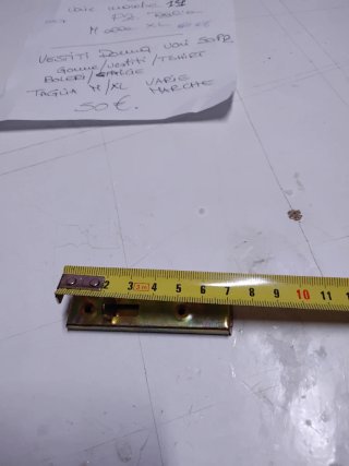 Sali e scendi per mobiletto metallo oro