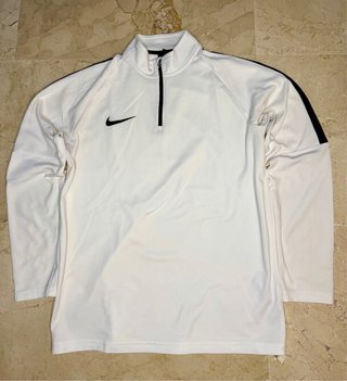Sudadera Nike Media Cremallera Blanca