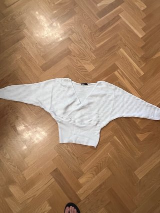 Jersey Blanco Escotado