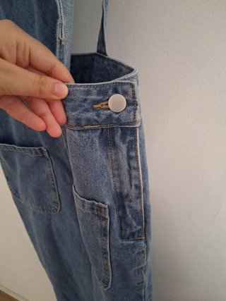 Mono vaquero azul