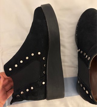 Botines Ante Negros T-40