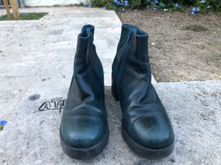 Botines Camper azules y verde azulado
