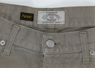 Pantalones Armani Jeans Beige Talla 38 Vintage Y2K