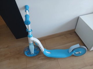 Patinete Roll Run Azul y Blanco, 2 en uno