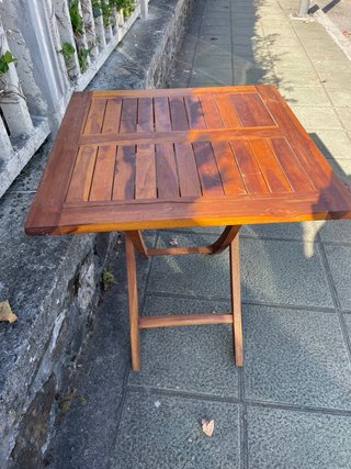 Mesa Plegable de Madera de Teca