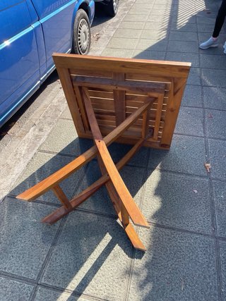 Mesa Plegable de Madera de Teca