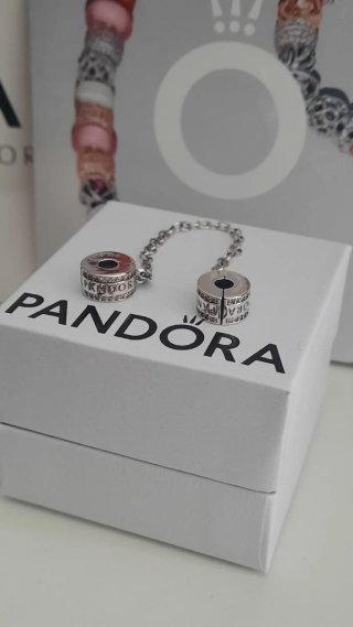 Cierre de seguridad Pandora plata