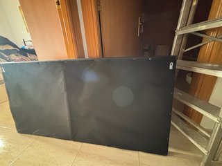 Cabecero Negro para Cama de 135cm