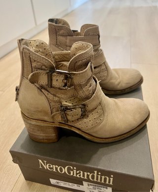 Botines Nero Giardini Beige/Marrón Talla 38