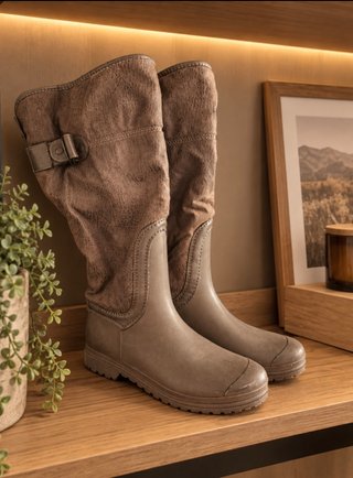 Botas de agua marrones T40