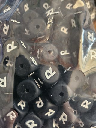 Lote de letras de silicona para manualidades