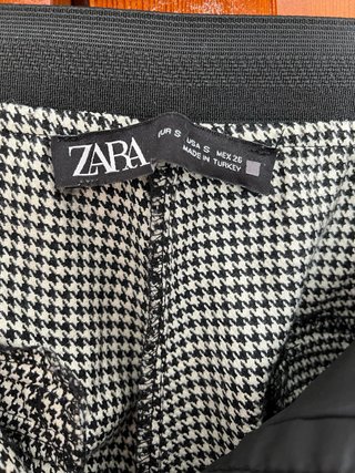 Pantalón mujer  Zara Pata de Gallo Talla S