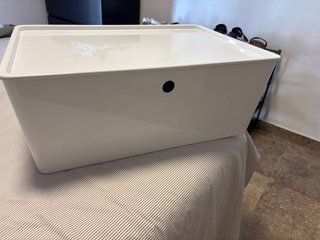 2 Cajas de almacenaje blanca