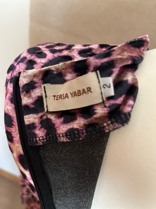 Vestido Teria Yabar de Veludo