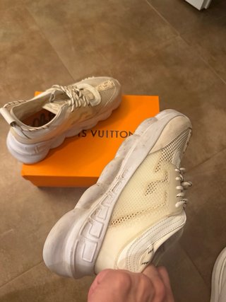 Sneakers Versace Chain Beige/Bianco Taglia 43
