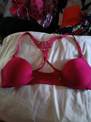 Sujetador rosa talla 90