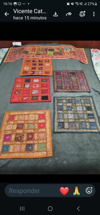 Cojines tipo Handira patchwork